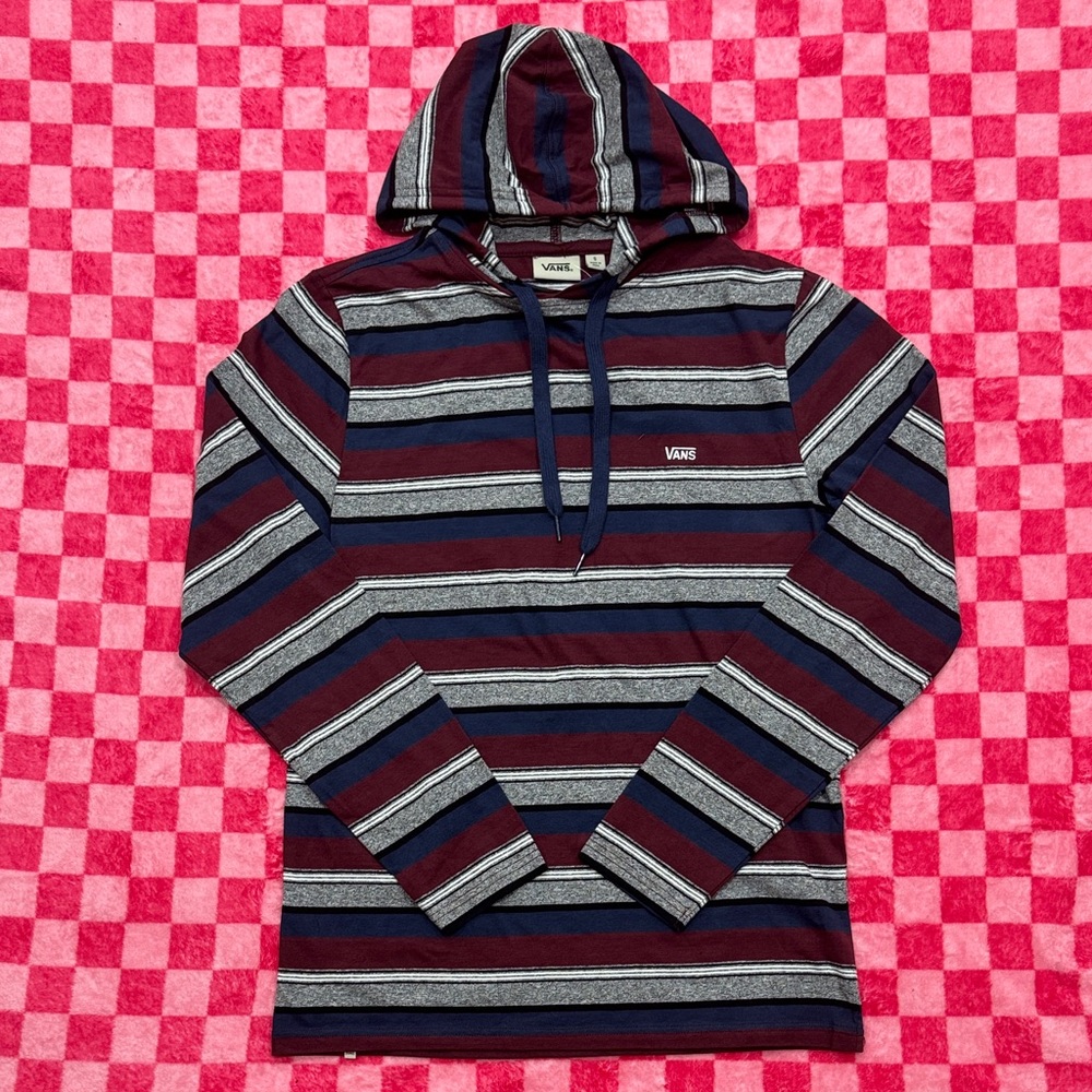 Vans Men's Multicolor Striped Hoodie